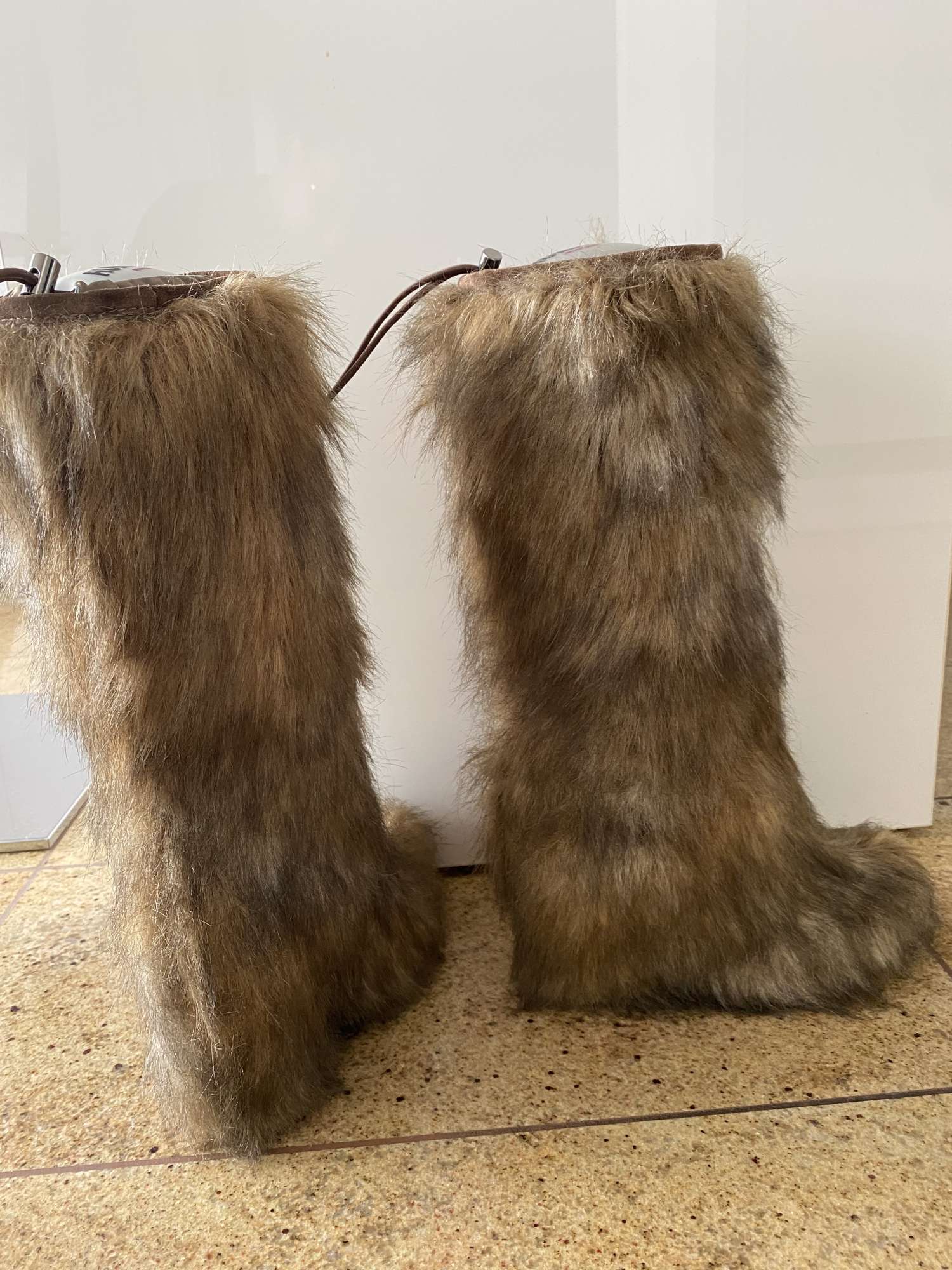 Prada winter fur boots