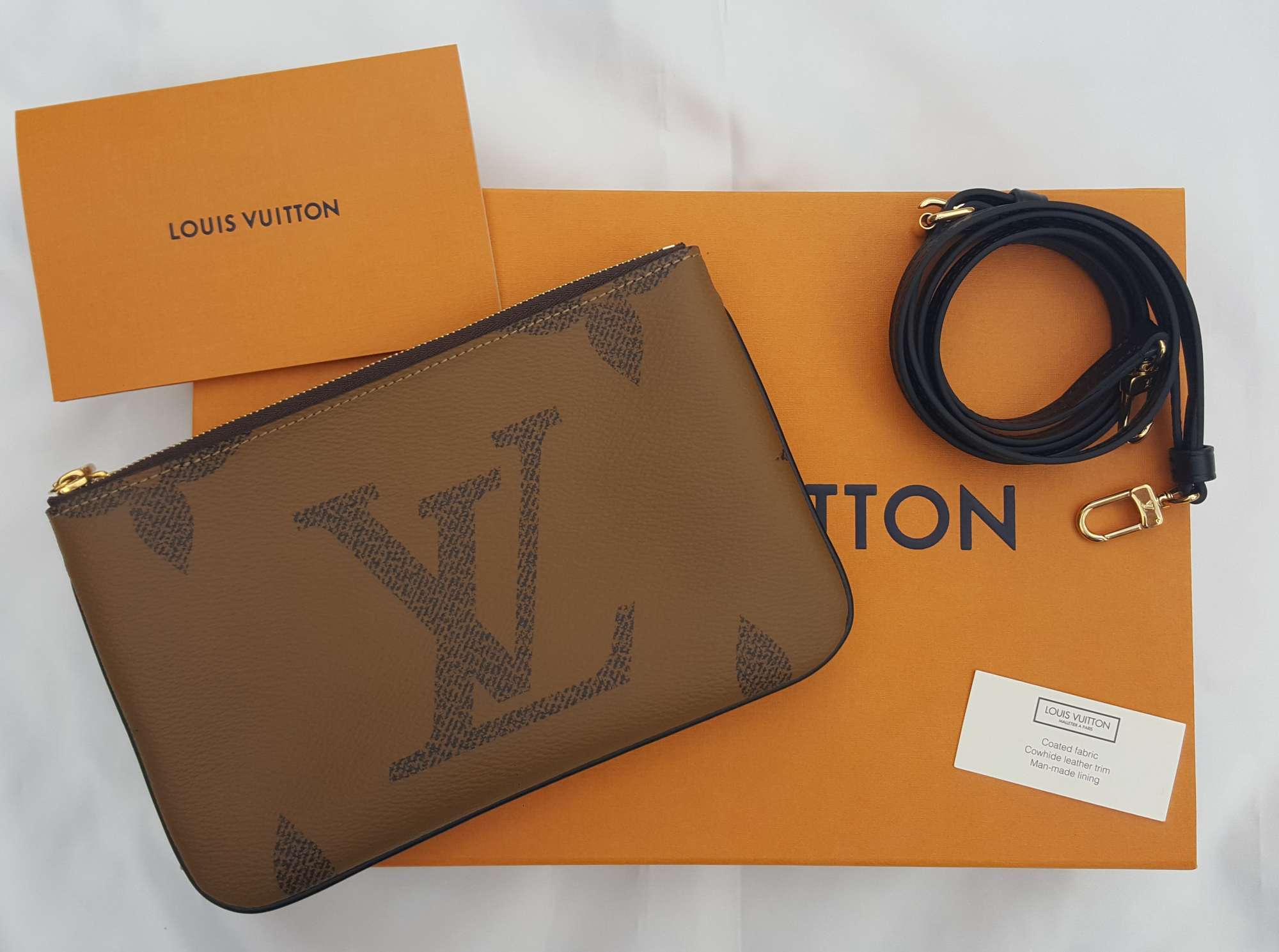 Louis Vuitton Double Zip Pochette Like new - VIP LUXURY