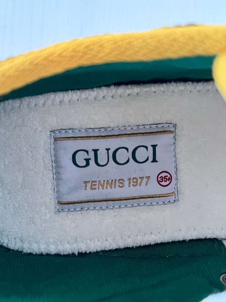 Gucci tennis sequin zlate damske tenisky