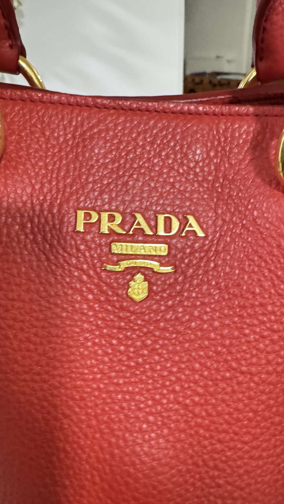 Prada Shopper červená
