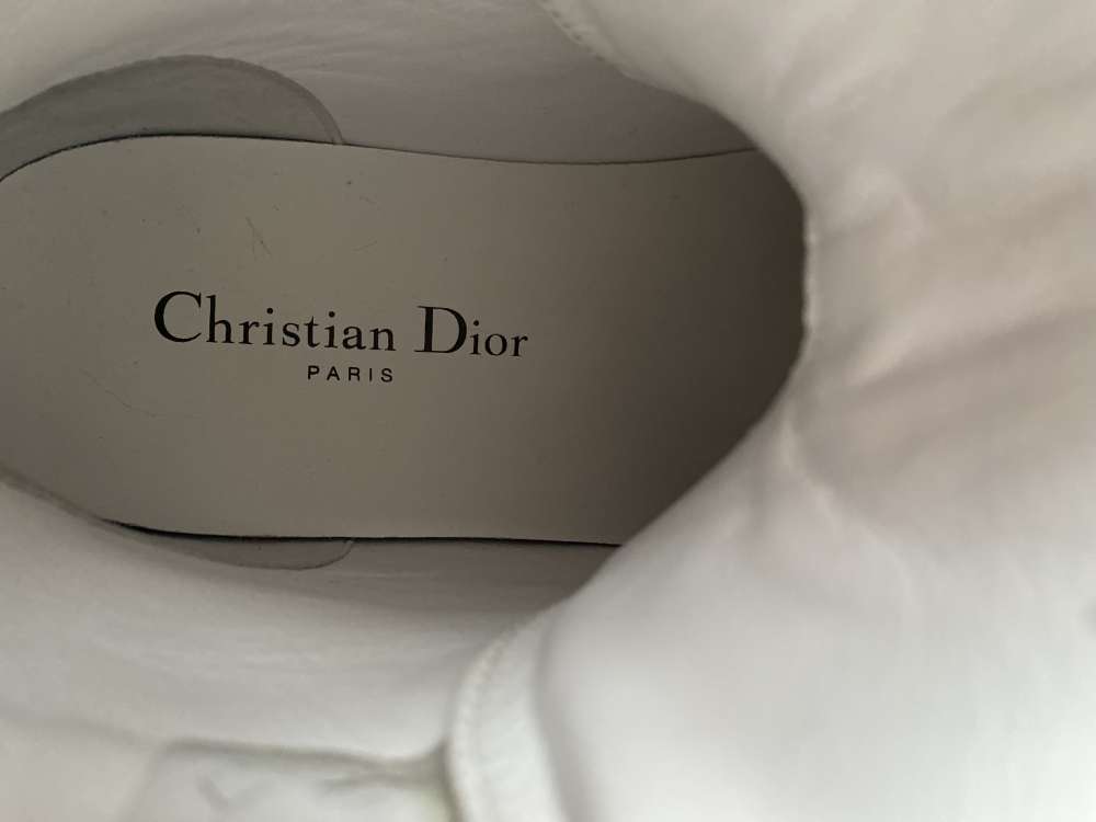 Dior kotníčkové kožené boty