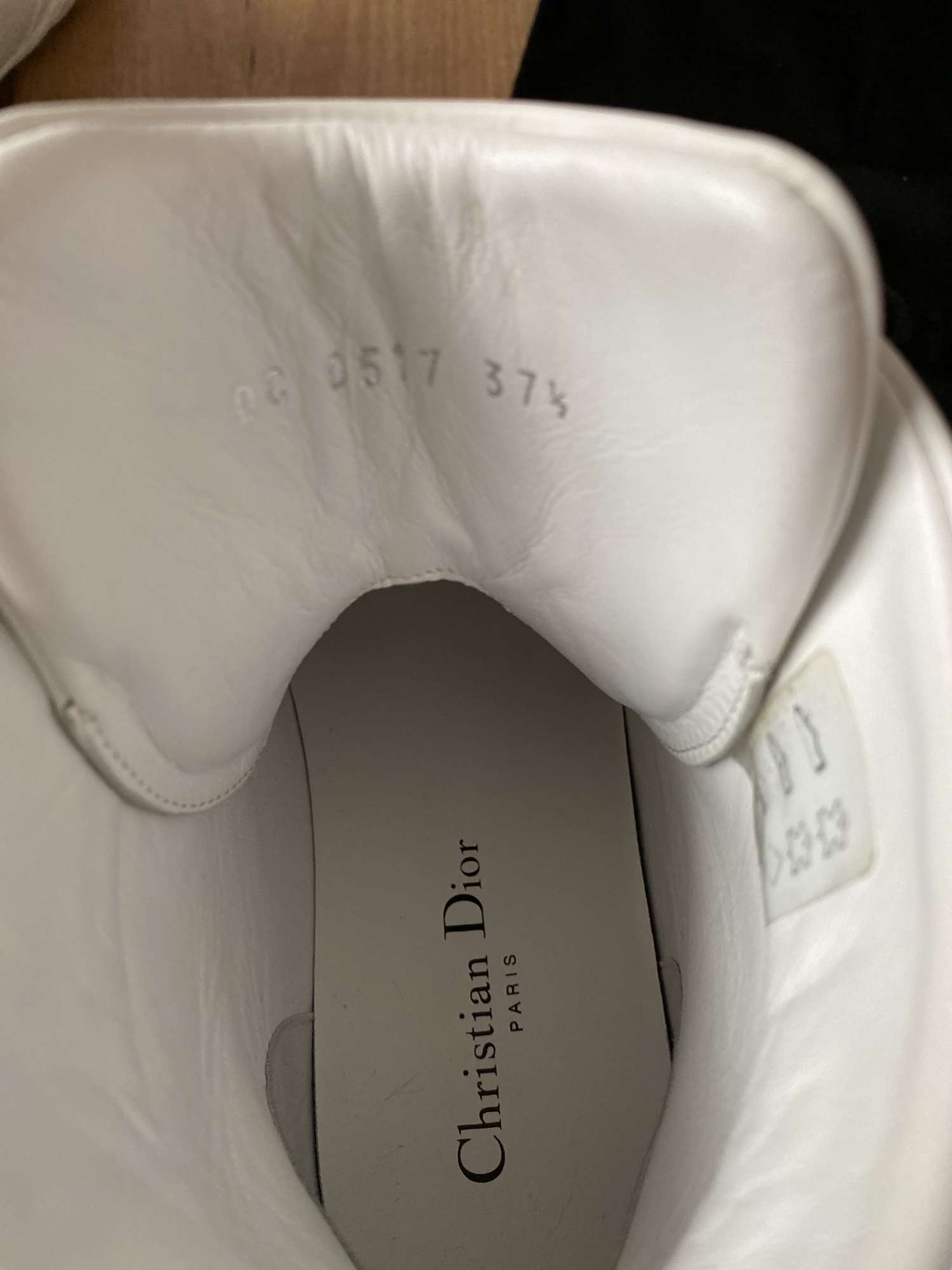Dior kotníčkové kožené boty