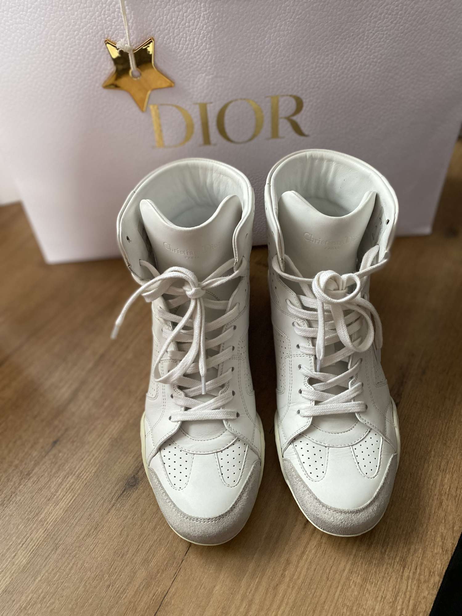Dior kotníčkové kožené boty