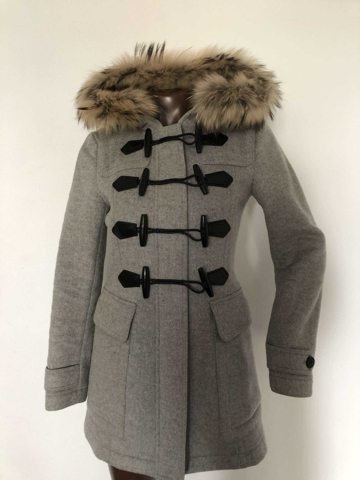 Burberry zimný vlnený kabát