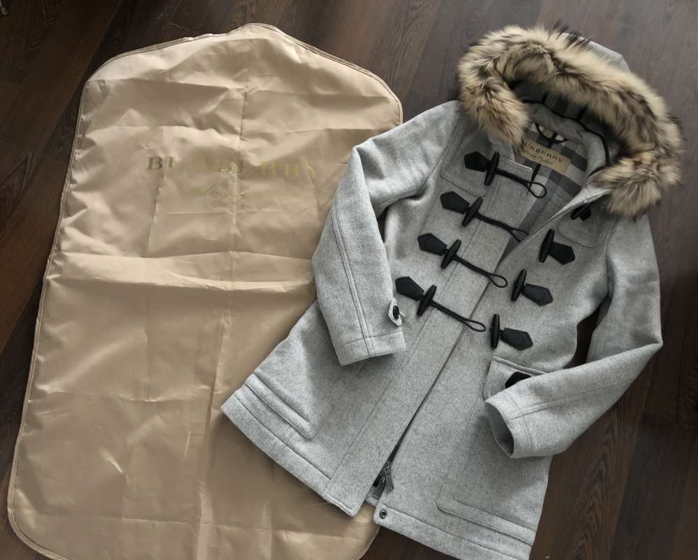 Burberry zimný vlnený kabát