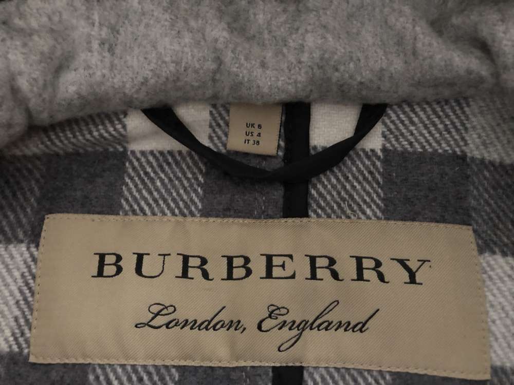 Burberry zimný vlnený kabát