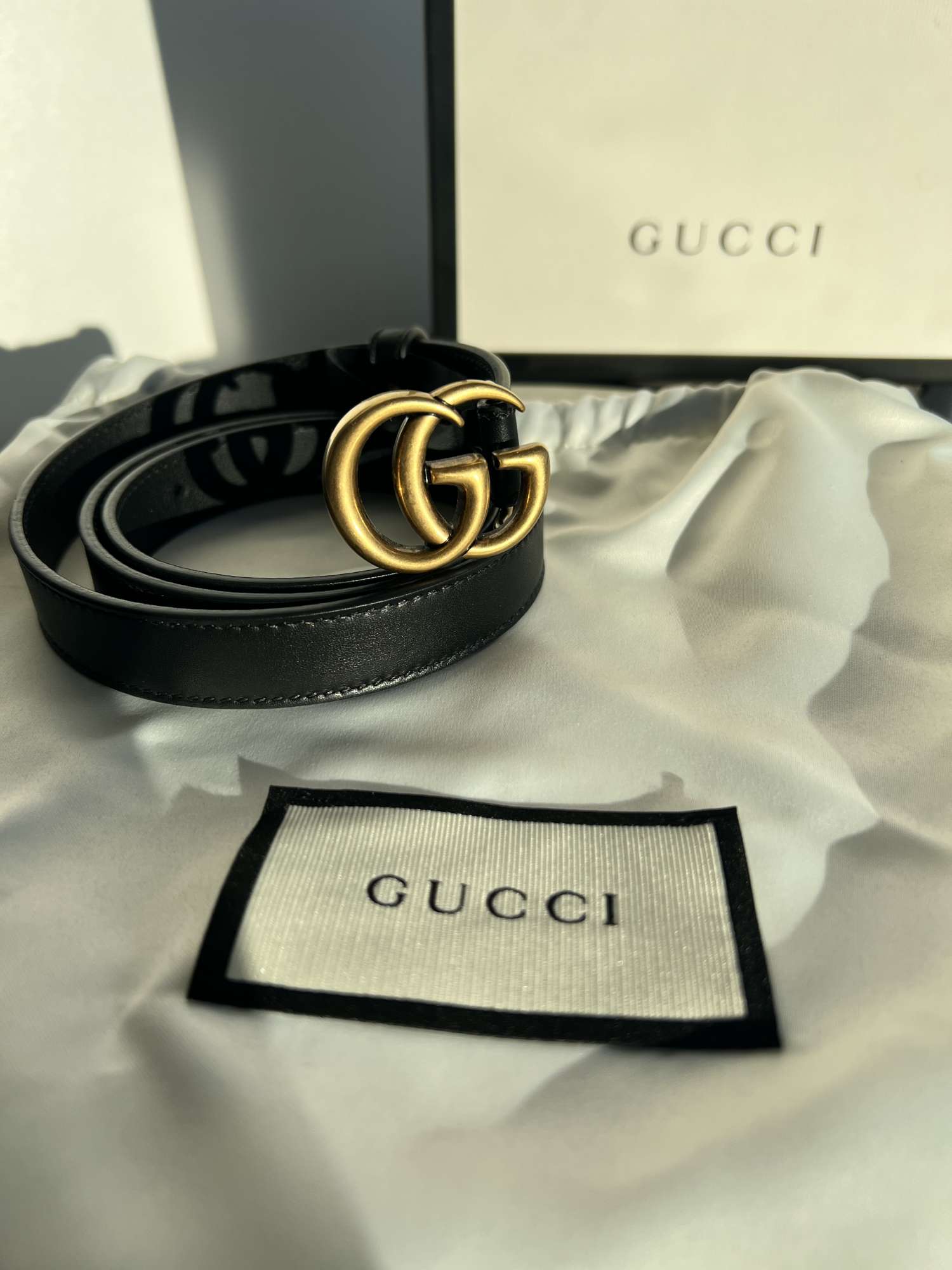 Gucci GG Marmont opasok 2 cm