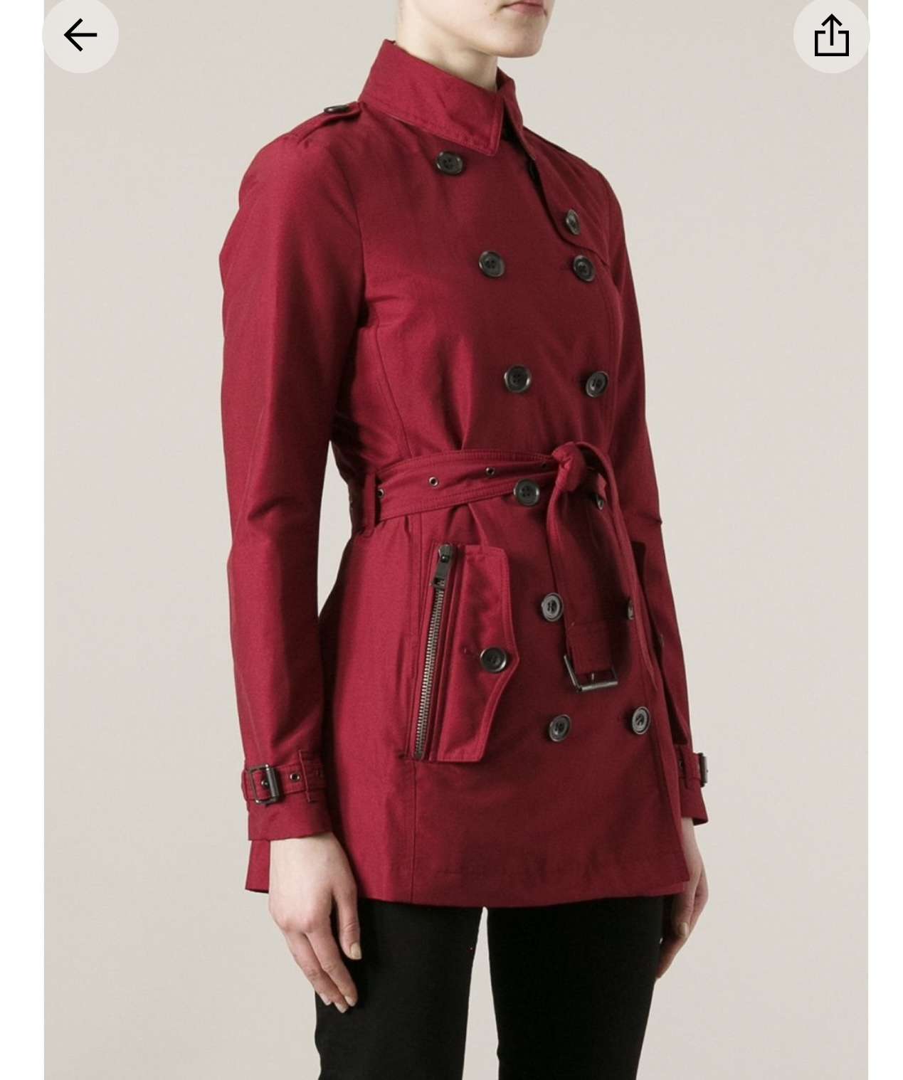 Burberry trench kabat