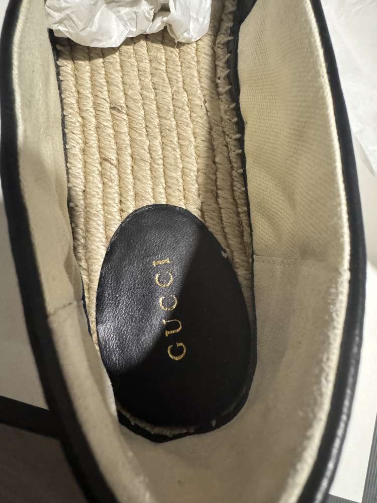 Espadrilky s logom Gucci marmont