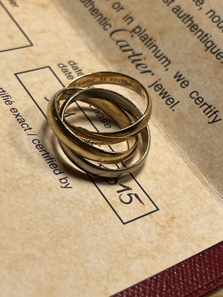 Cartier Trinity prsteň