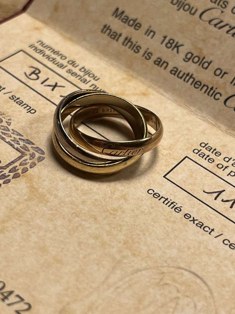 Cartier Trinity prsteň