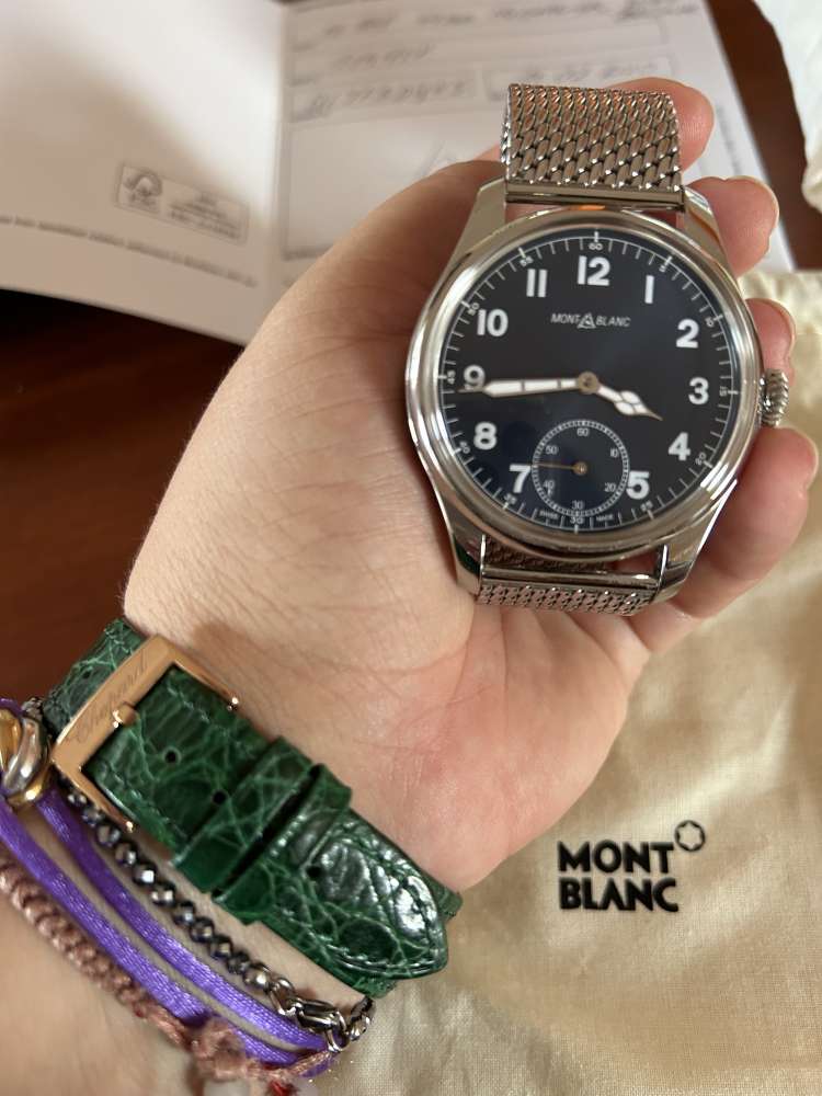Mont Blanc 44 mm panske hodinky, 1858 collection