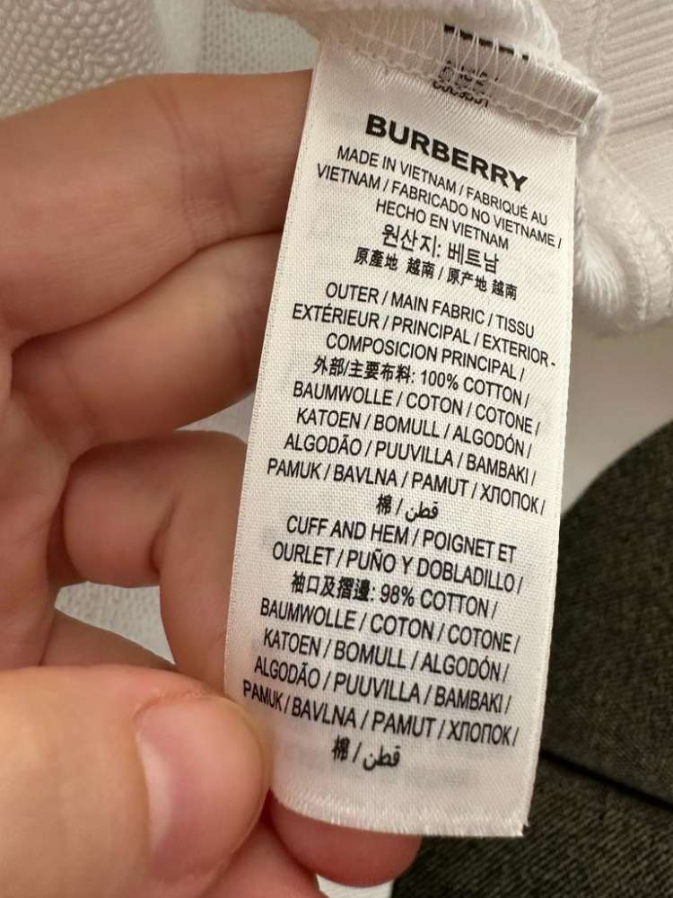 Burberry icon stripe pulover