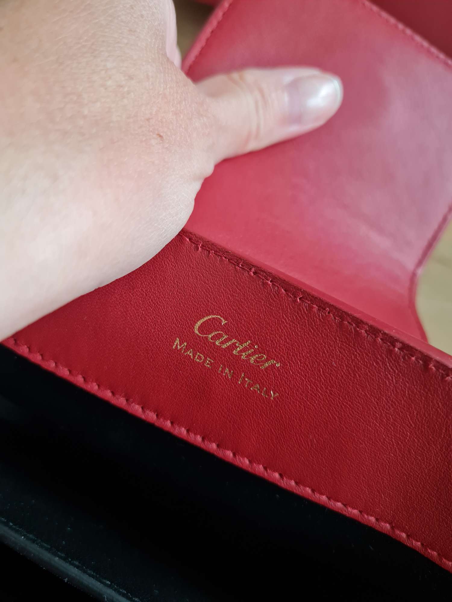 Cartier ,,Mini Guirlande,, celokožená kabelka