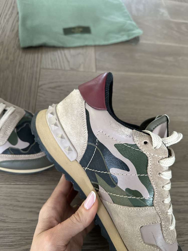 Valentino camouflage print sneakers