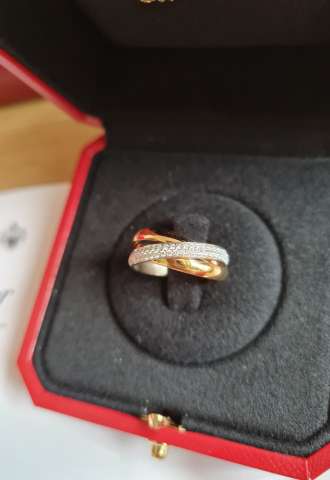 https://www.vipluxury.sk/Cartier Trinity prsten s diamanty vel.50