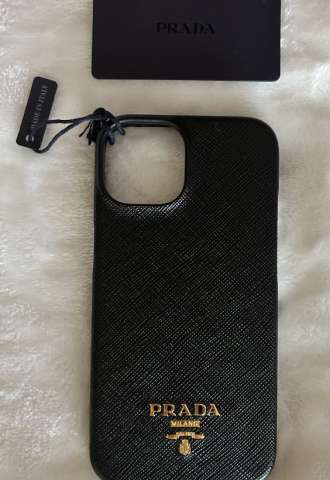 https://www.vipluxury.sk/Prada iPhone case 14 saffiano leather new black