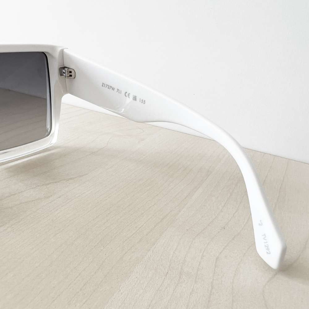 Louis Vuitton Cyclone biele slnečné okuliare v komplet balení