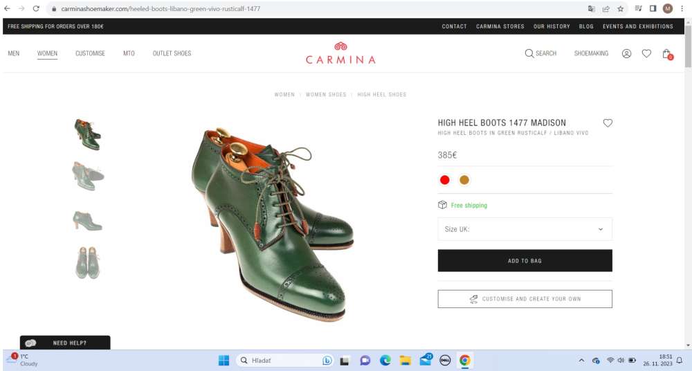 Carmina kotníkové topánky na podpätku