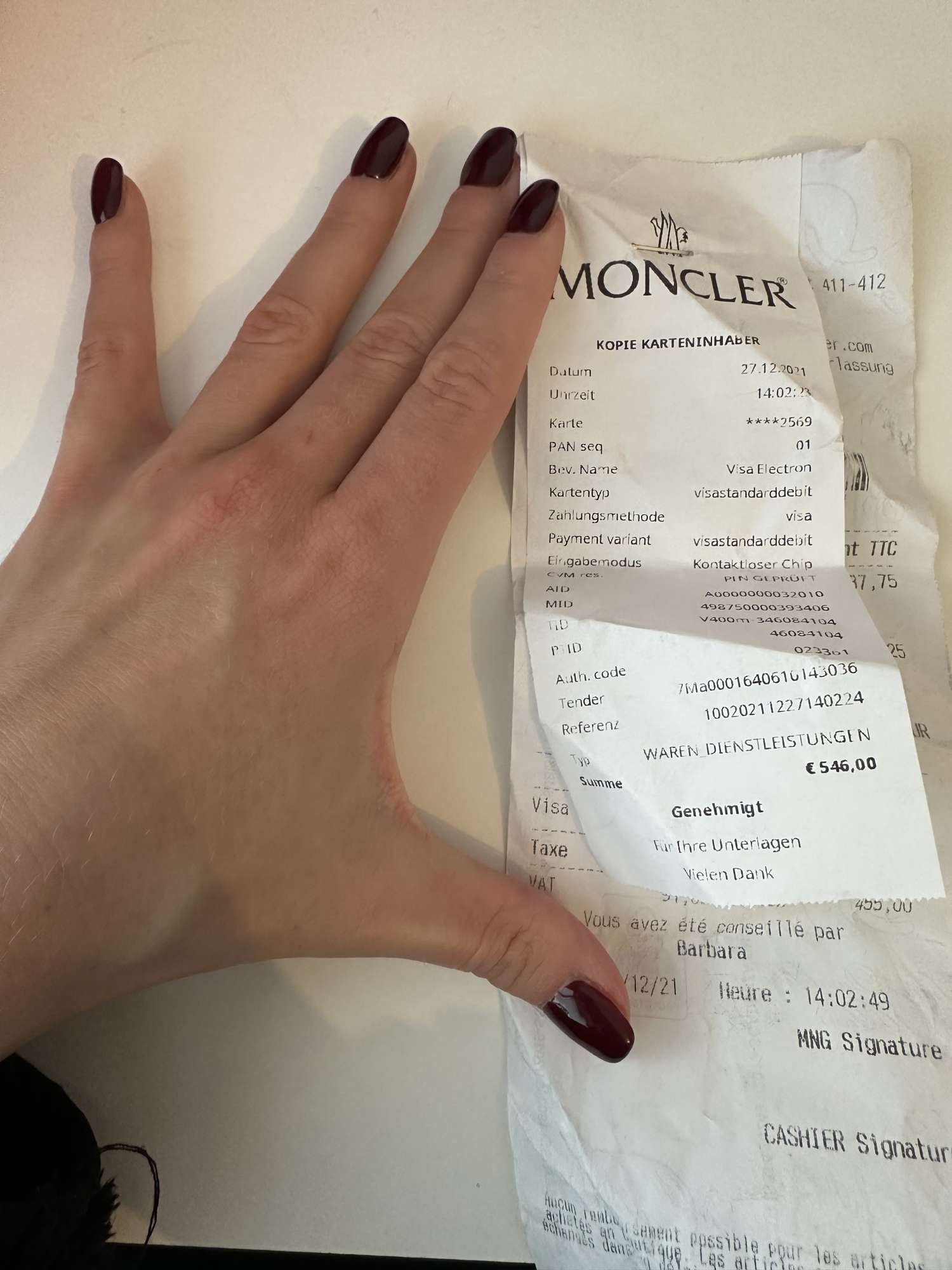 Moncler detská zimná bunda