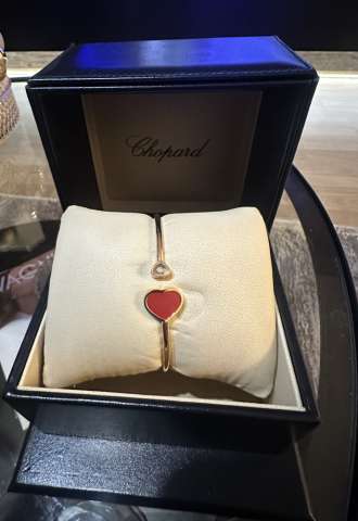 https://www.vipluxury.sk/Chopard náramok, kolekcia Happy Hearts, 18k ruzove zlato, diamant
