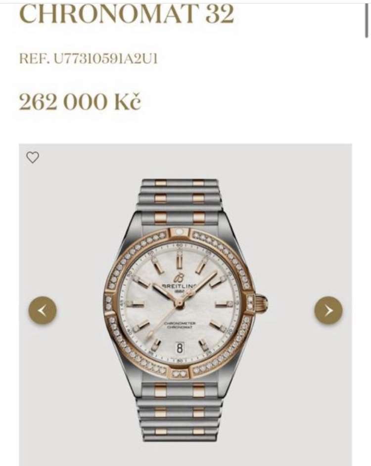 Breitling Chronomat hodinky
