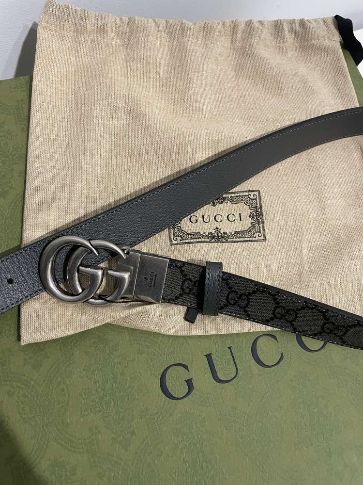 Gucci obojstranný opasok