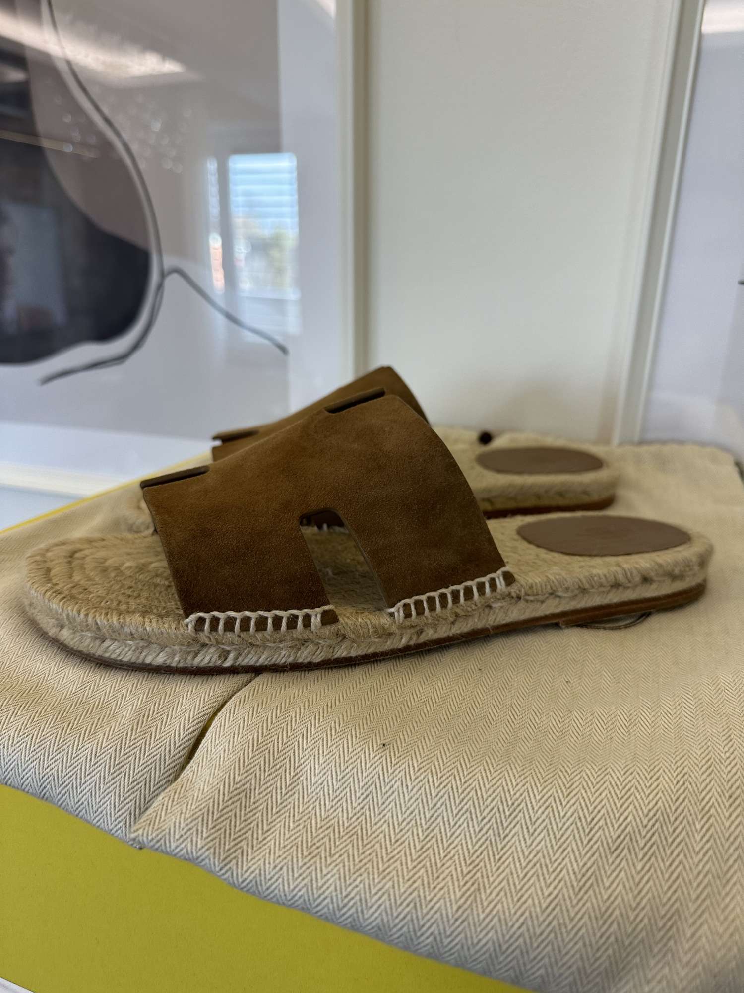 Hermes Antigua espadrilky/ šlapky