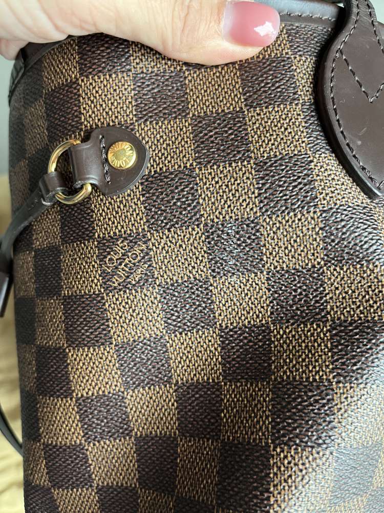 Louis Vuitton Neverfull ruzove vnutro