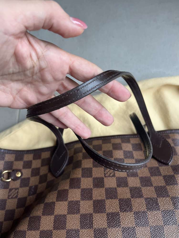 Louis Vuitton Neverfull ruzove vnutro
