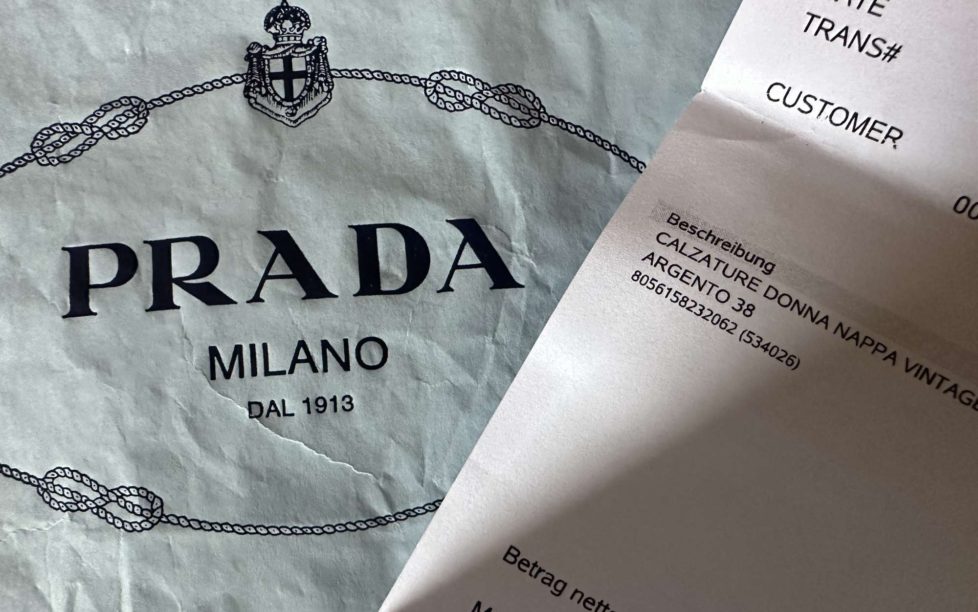 Prada stříbrné tenisky