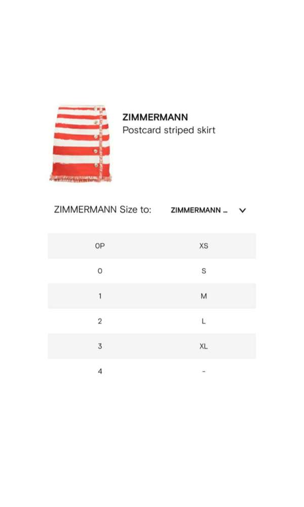 Zimmermann sukně