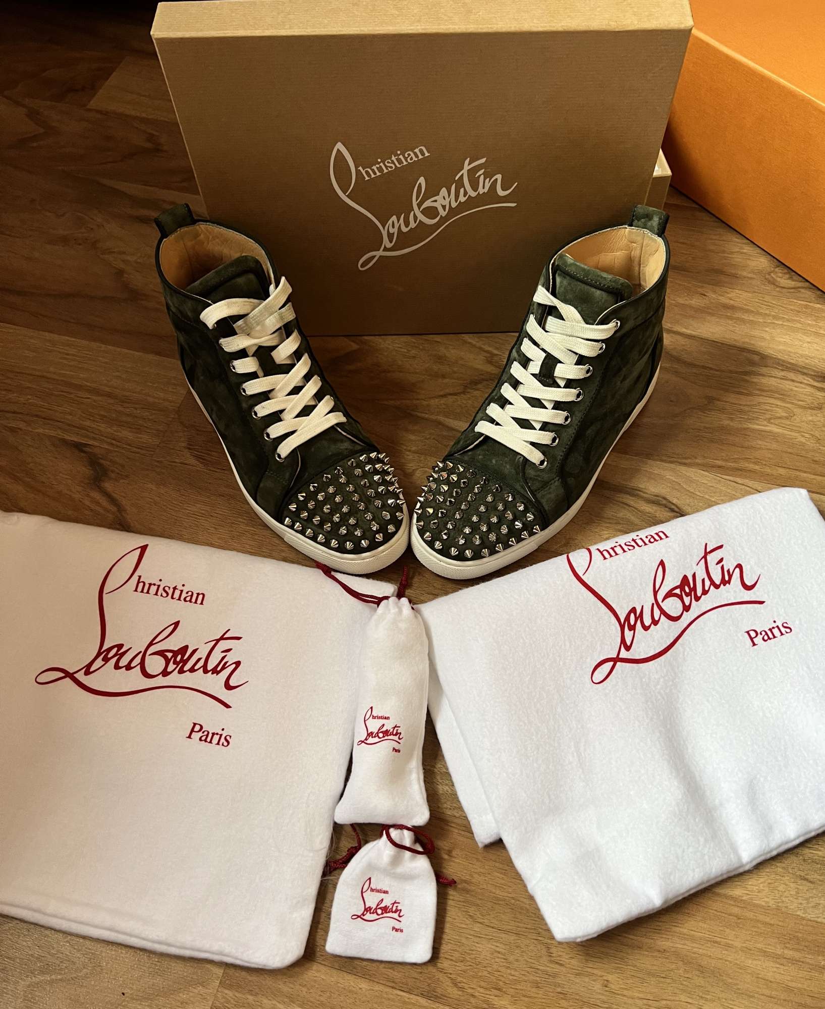 Christian Louboutin high top sneakers