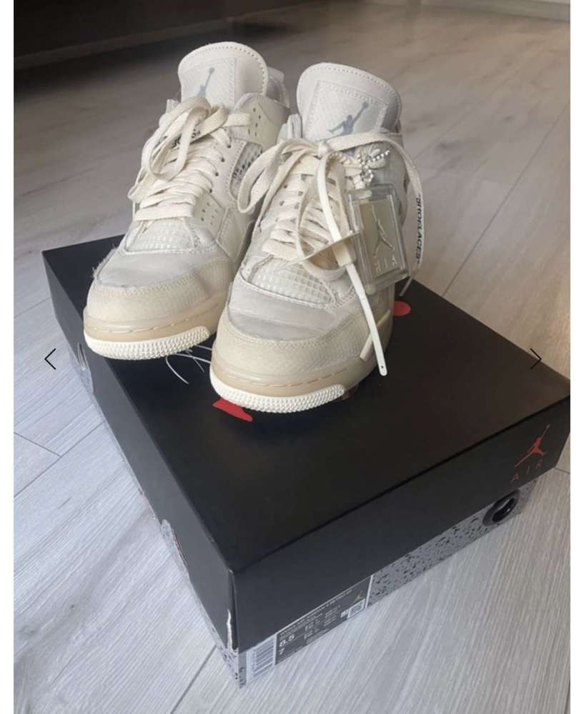 Jordan 4 retro Off White Sail