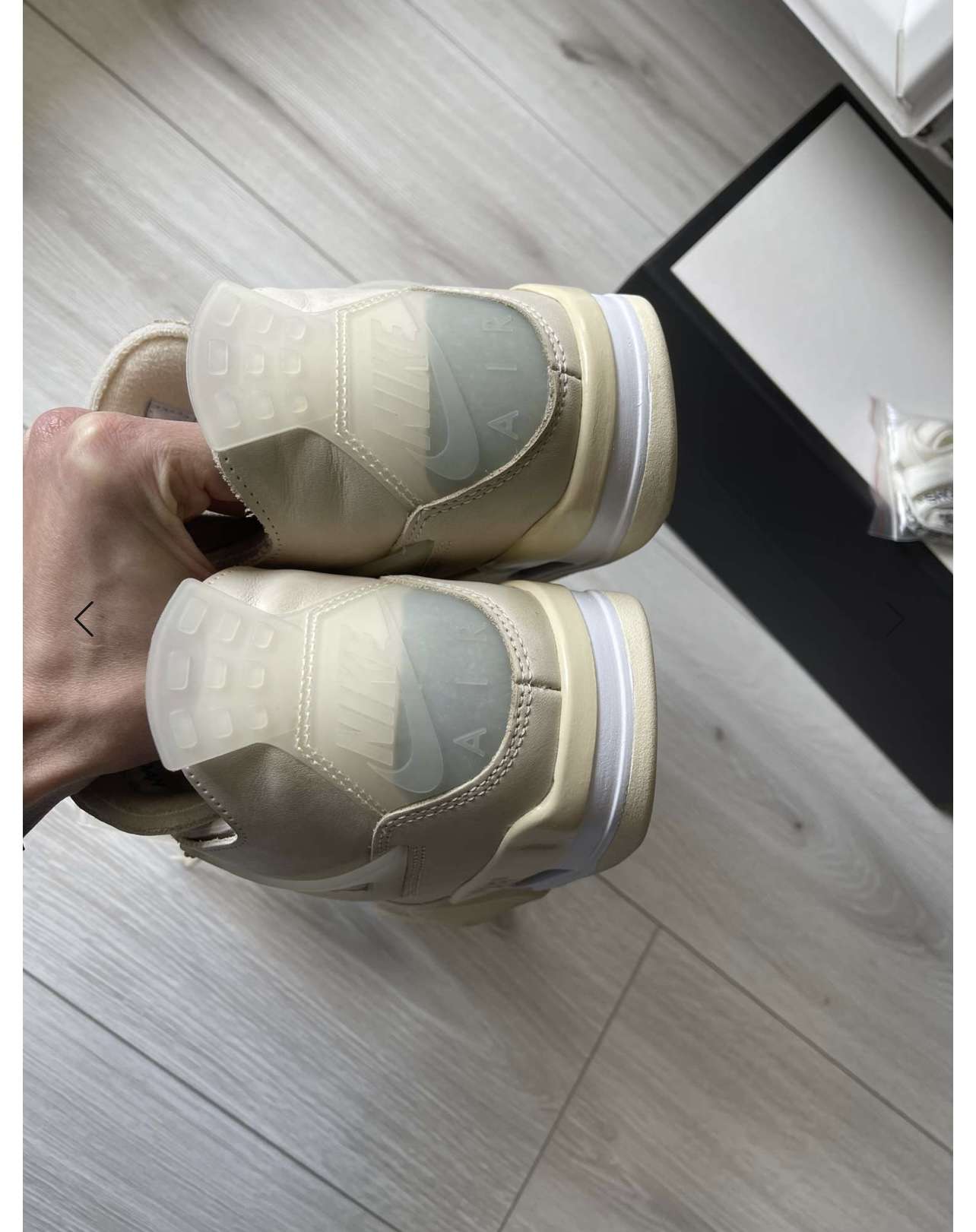 Jordan 4 retro Off White Sail