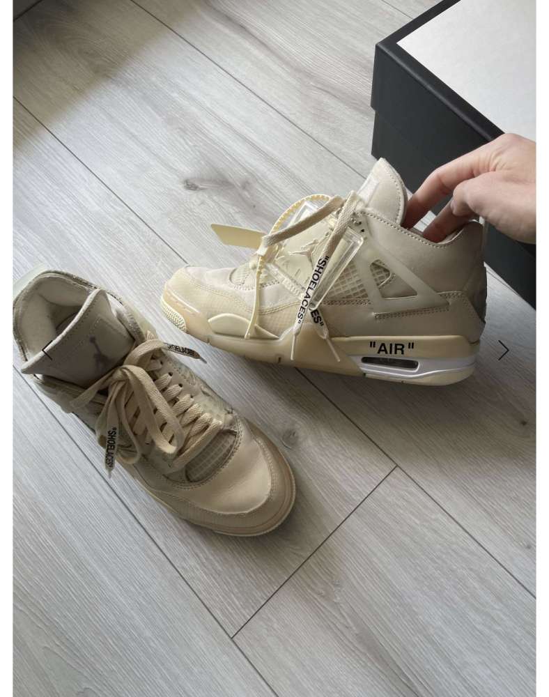 Jordan 4 retro Off White Sail