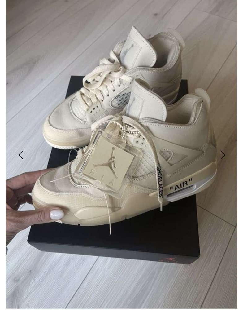 Jordan 4 retro Off White Sail