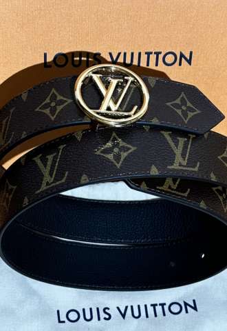 https://www.vipluxury.sk/Louis Vuitton belt double face circle 3,5 cm gold hackle