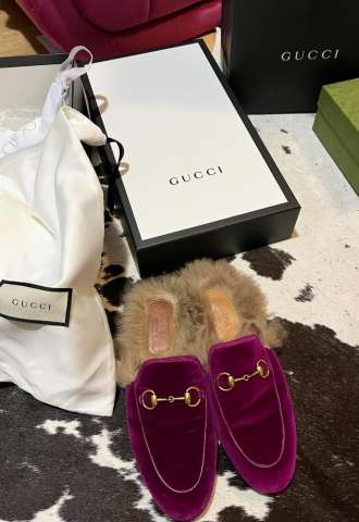 https://www.vipluxury.sk/Gucci princetown fur velvet loafer