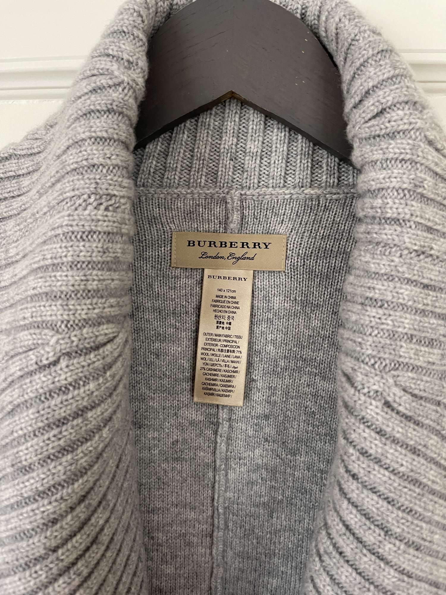 Burberry pončo