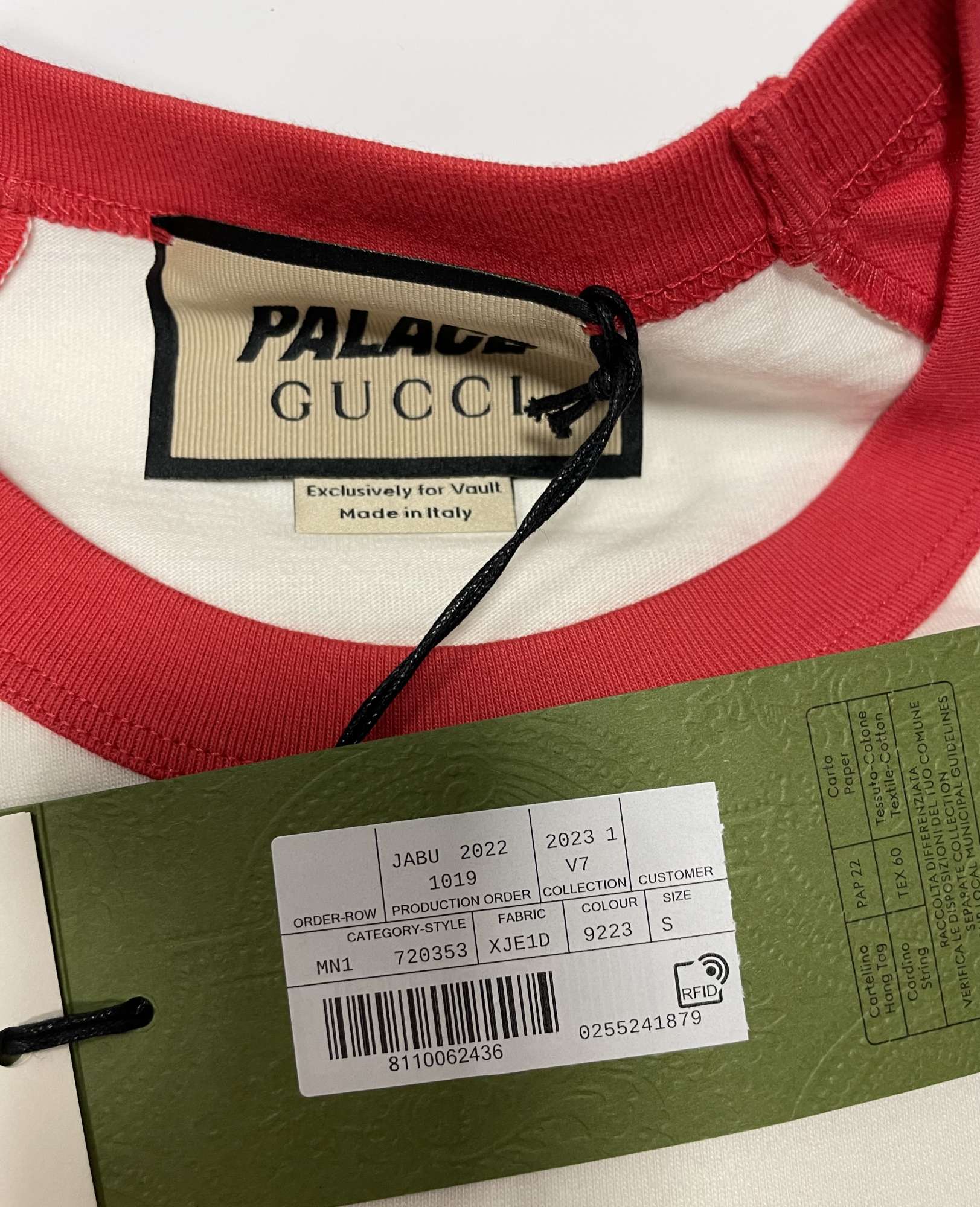 Gucci x palace tričko