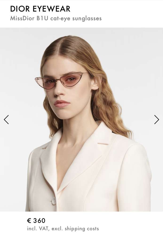 Dior slnečné okuliare