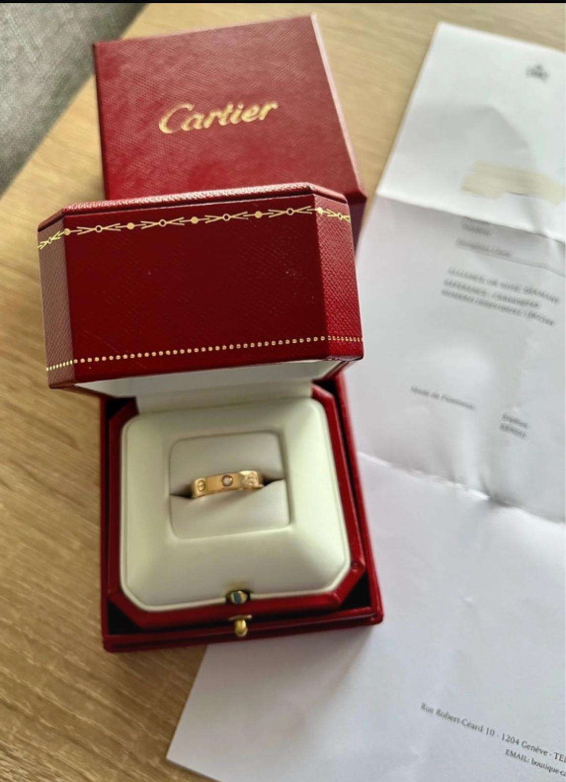 Cartier Love prsteň