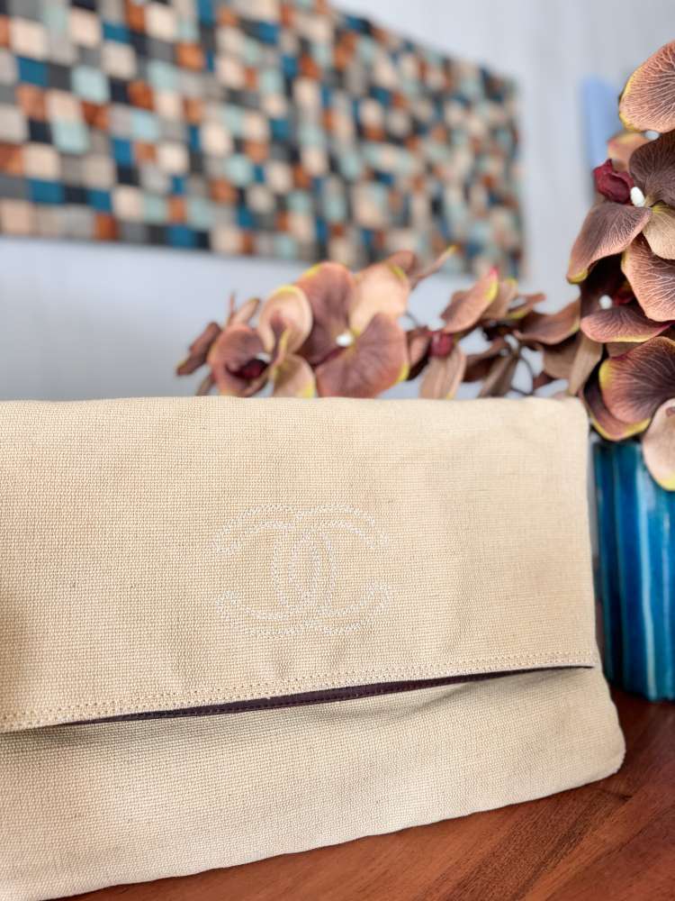 Slamená rafia kabelka Chanel