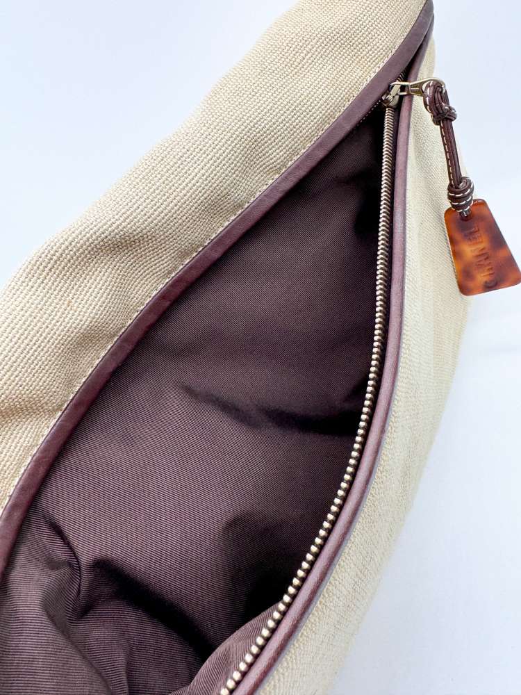 Slamená rafia kabelka Chanel