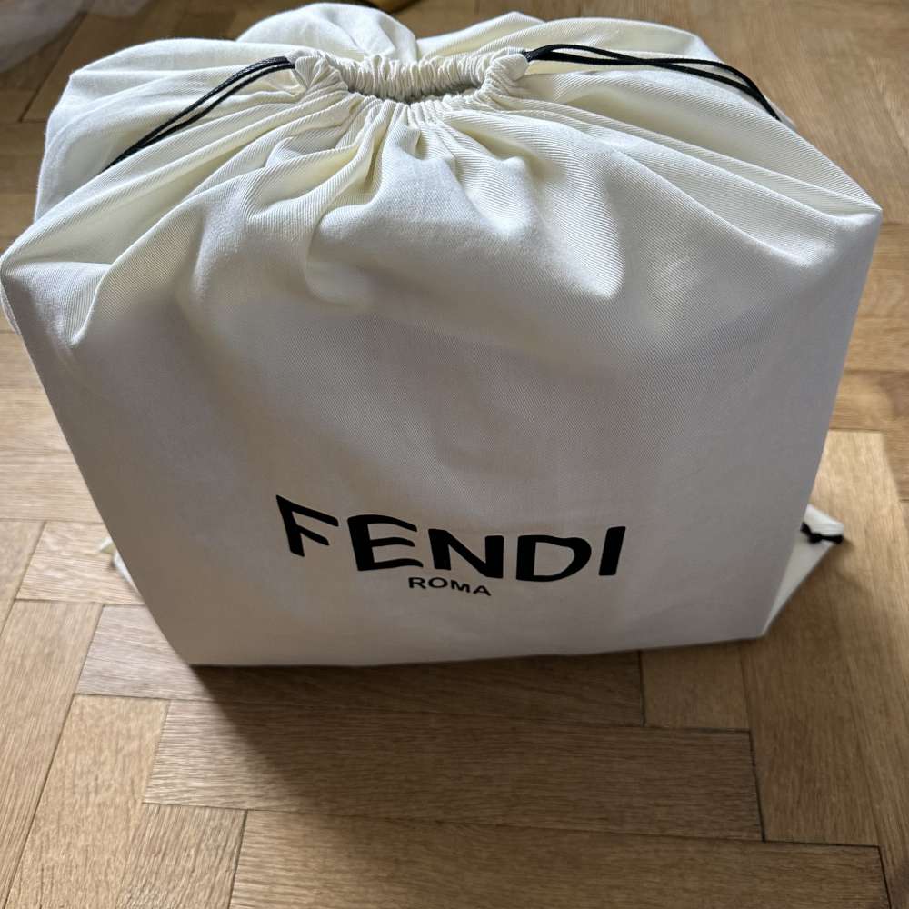 Fendi Blue FF jacquard bag
