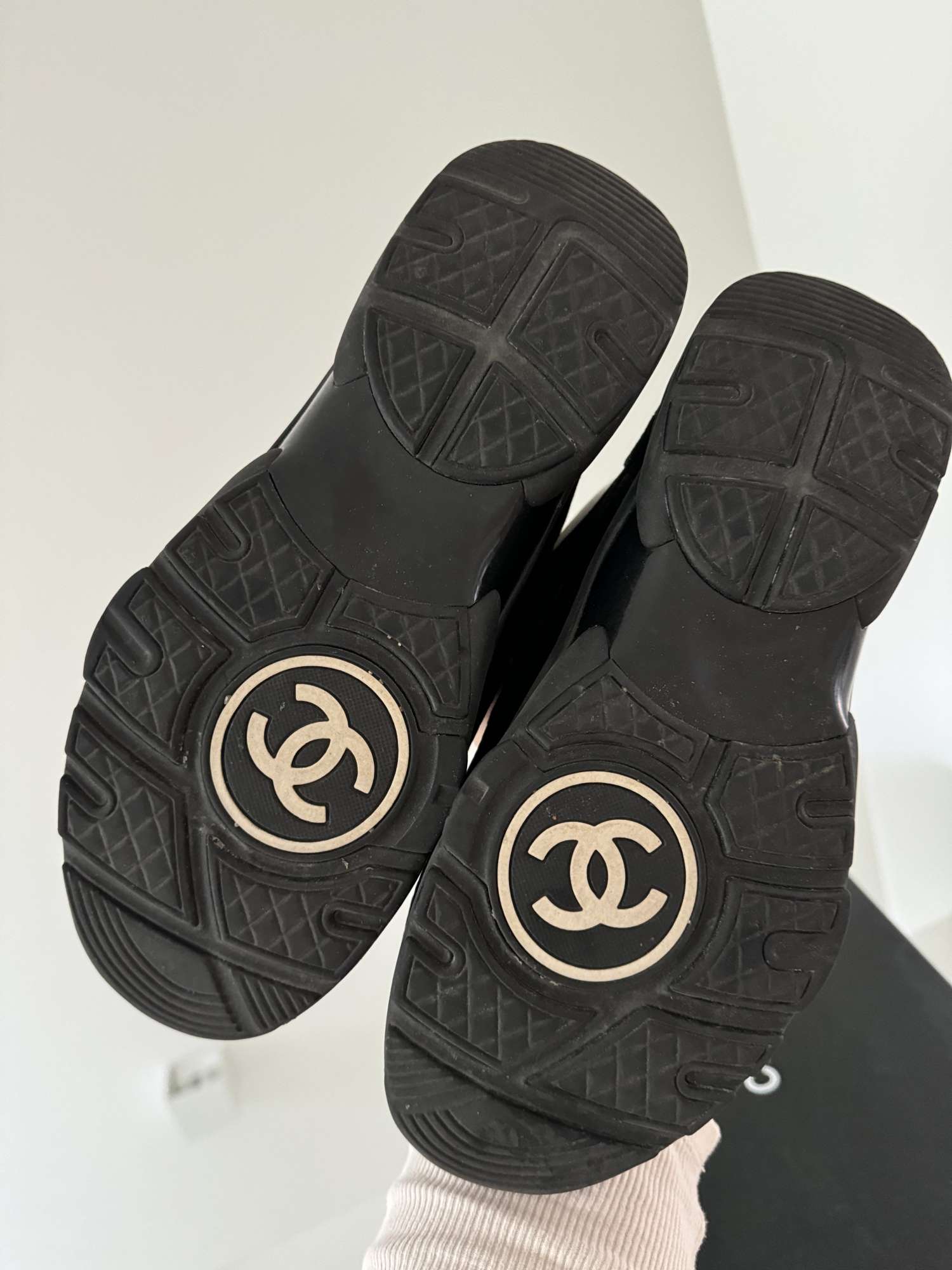 Chanel tenisky Mesh, Suede Calfskin &amp; Grained Calfskin 39