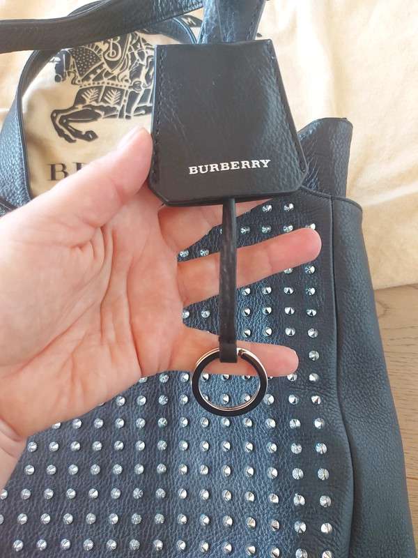 Kožená kabelka Burberry