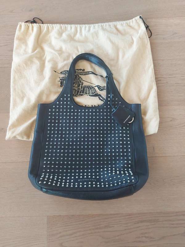 Kožená kabelka Burberry