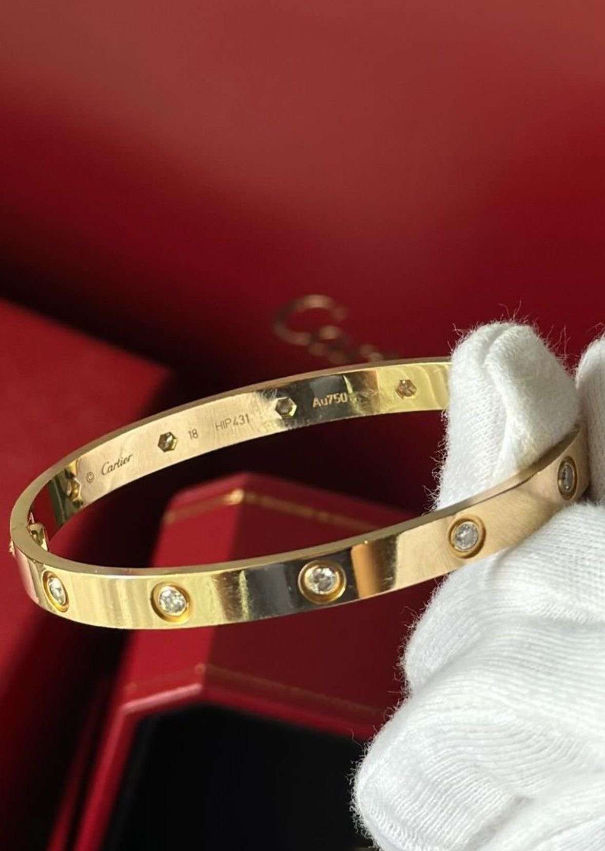 Cartier Love 10 diamantov